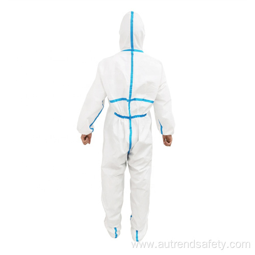 EN14126 Disposable Coverall Protective Clothing